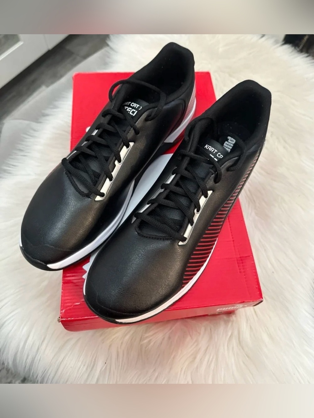 Men’s PUMA Scuderia Ferrari X Cart Cat-X Tech Sneaker Shoes Sz 12 (Sz 11) NEW!